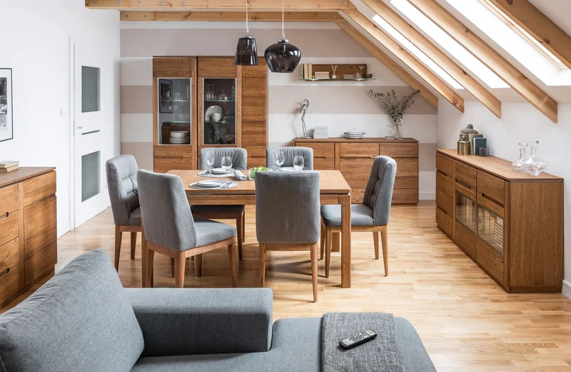 Buffet en chêne MONTENEGRO 47 | LoftStory