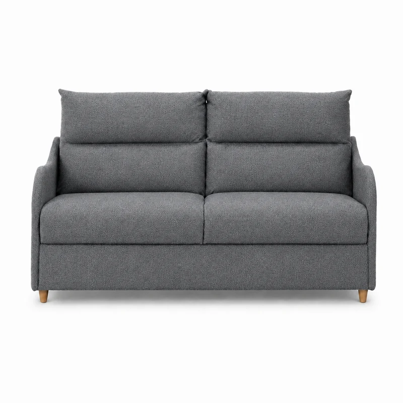 Canapé convertible express 140 cm gris | Myrtille