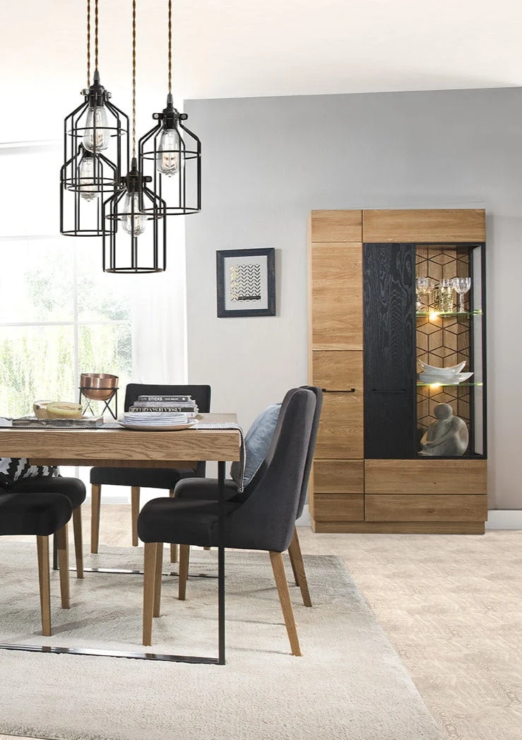 Vitrine en chêne MOZAIK 12 | LoftStory