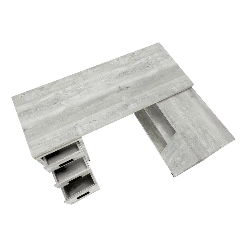VANTEX CORNER™ – L-SHAPED RECLAIMED OFFICE DESK – I 7421