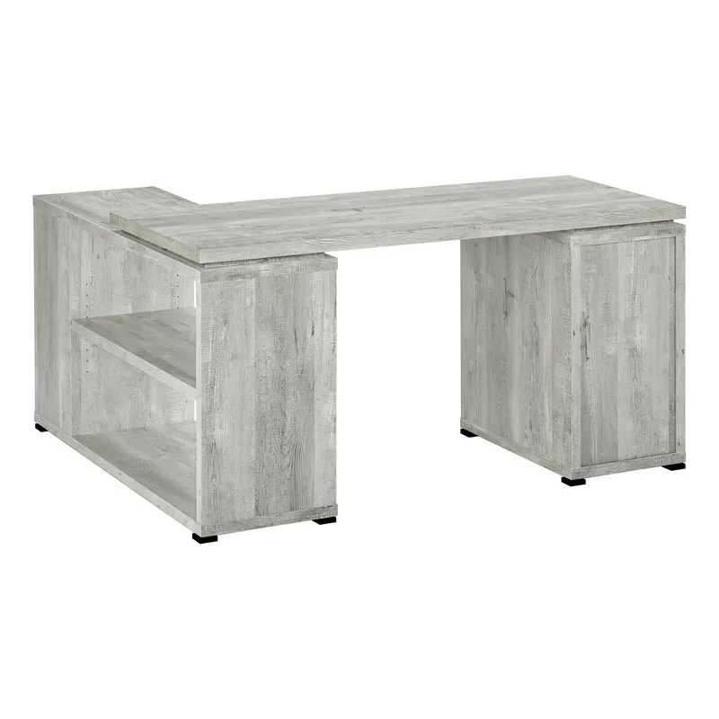 VANTEX CORNER™ – L-SHAPED RECLAIMED OFFICE DESK – I 7421