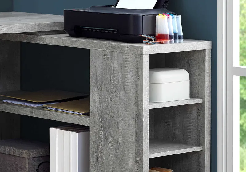 VANTEX CORNER™ – L-SHAPED RECLAIMED OFFICE DESK – I 7421