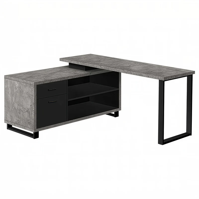 STRAVON EXEC™ – L-SHAPED EXECUTIVE DESK – I 7710