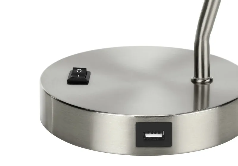 ARGENT FLEX™ – ADJUSTABLE USB TASK TABLE LAMP – I 9659