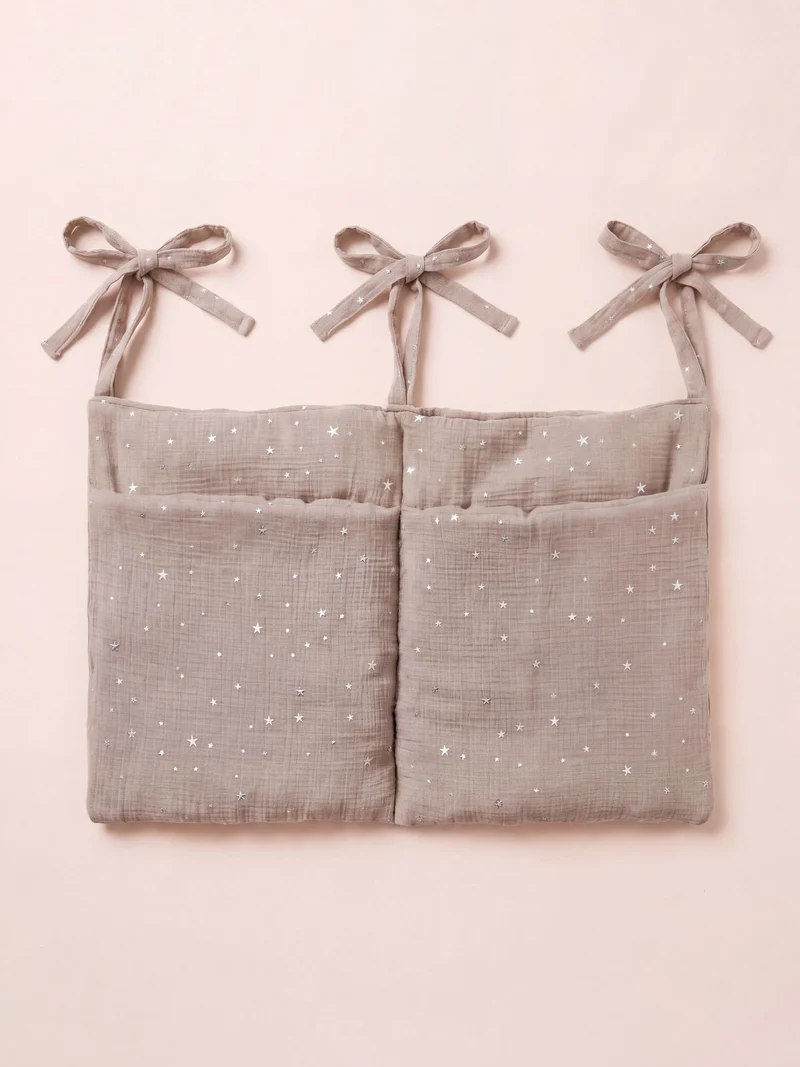 Pochette de lit en mousseline de coton