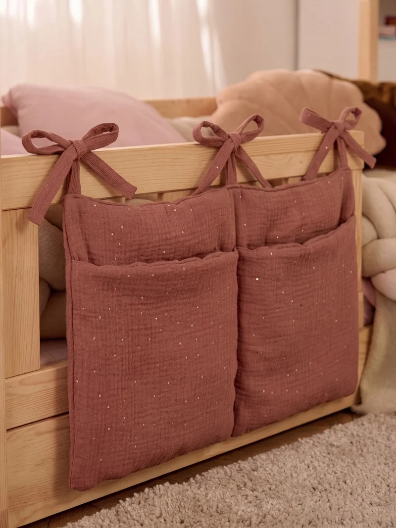 Pochette de lit en mousseline de coton