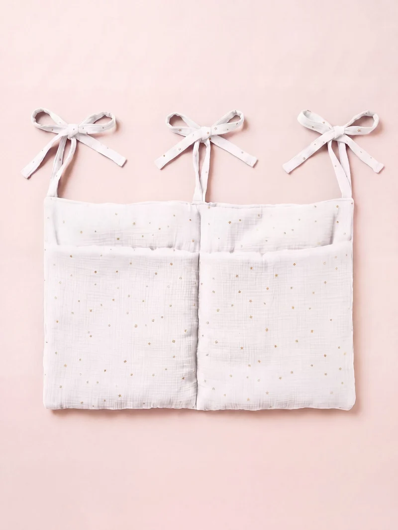 Pochette de lit en mousseline de coton