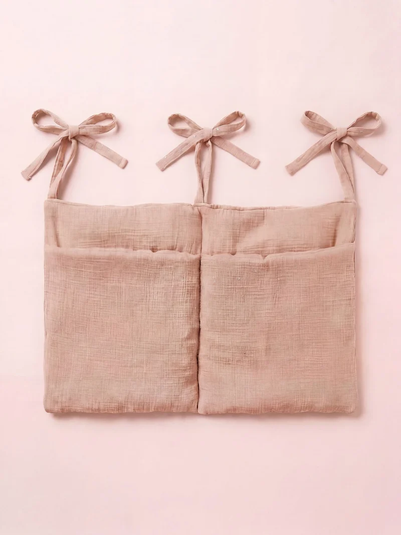 Pochette de lit en mousseline de coton