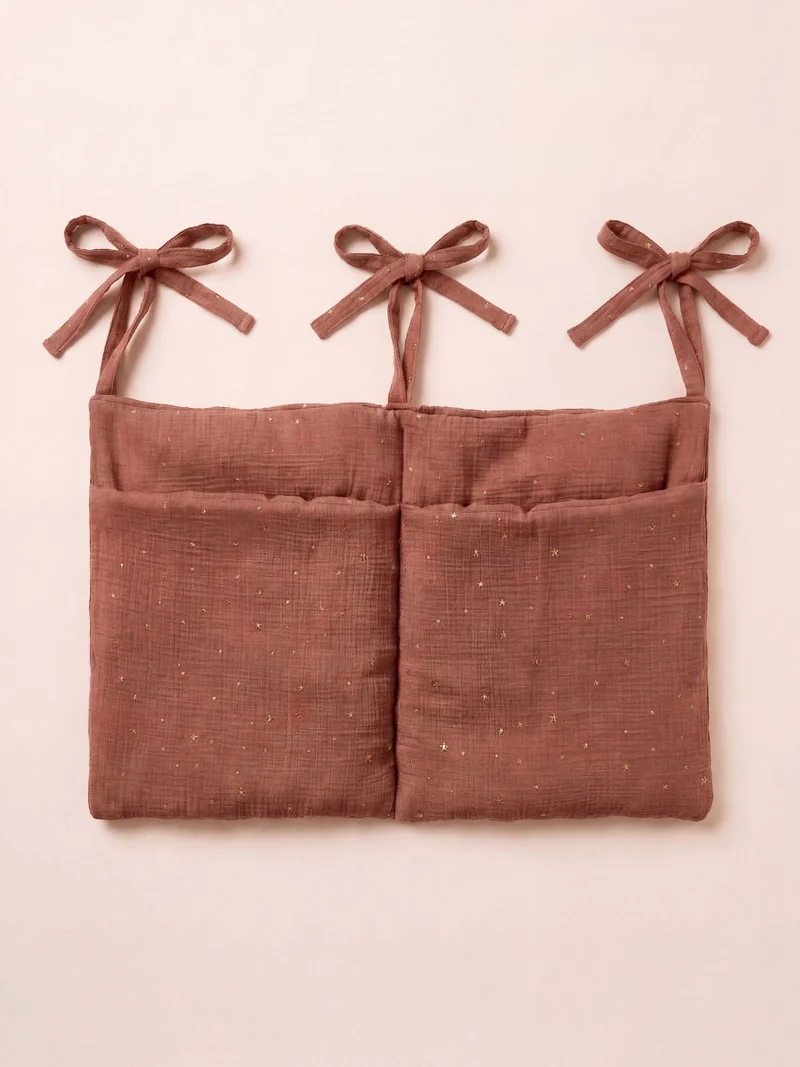 Pochette de lit en mousseline de coton