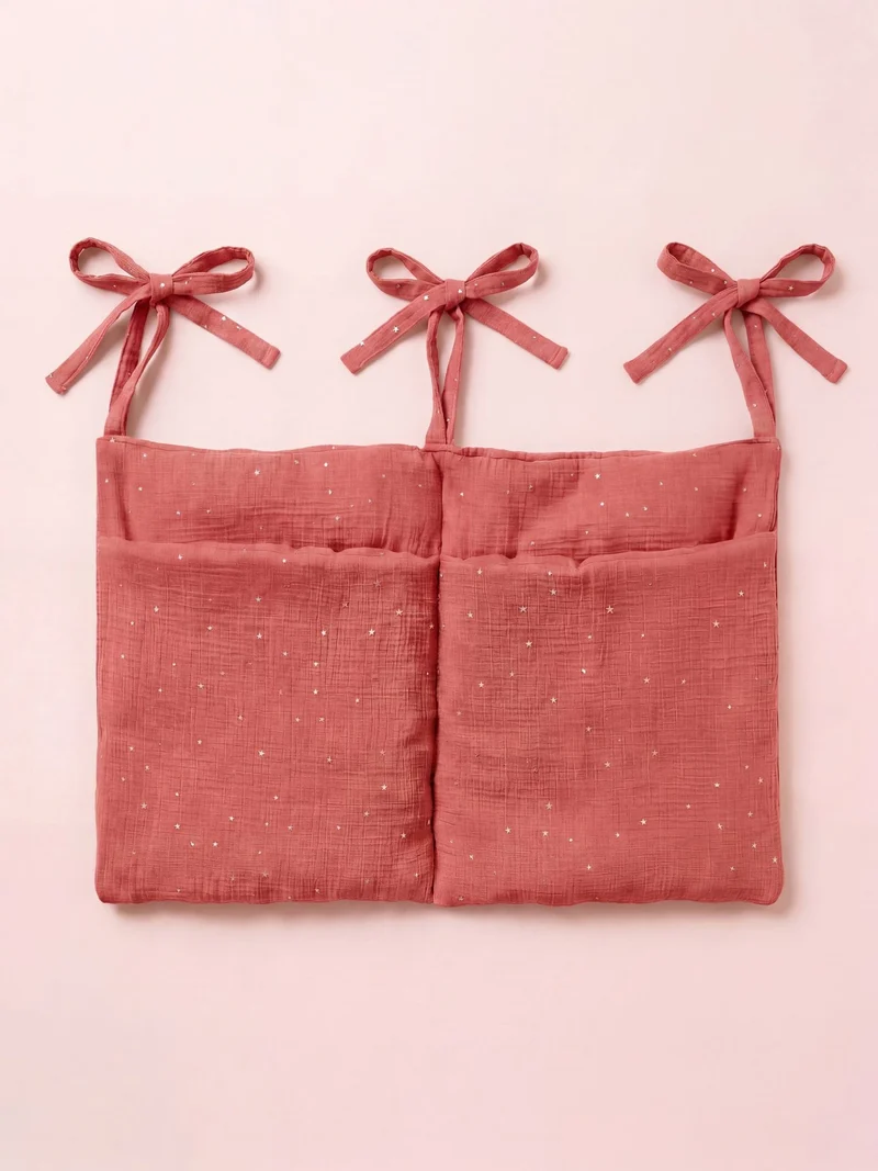 Pochette de lit en mousseline de coton