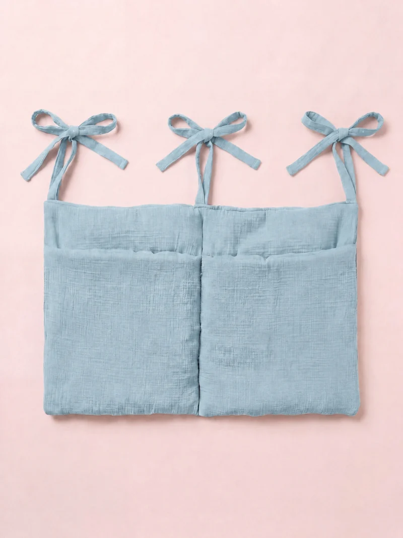 Pochette de lit en mousseline de coton