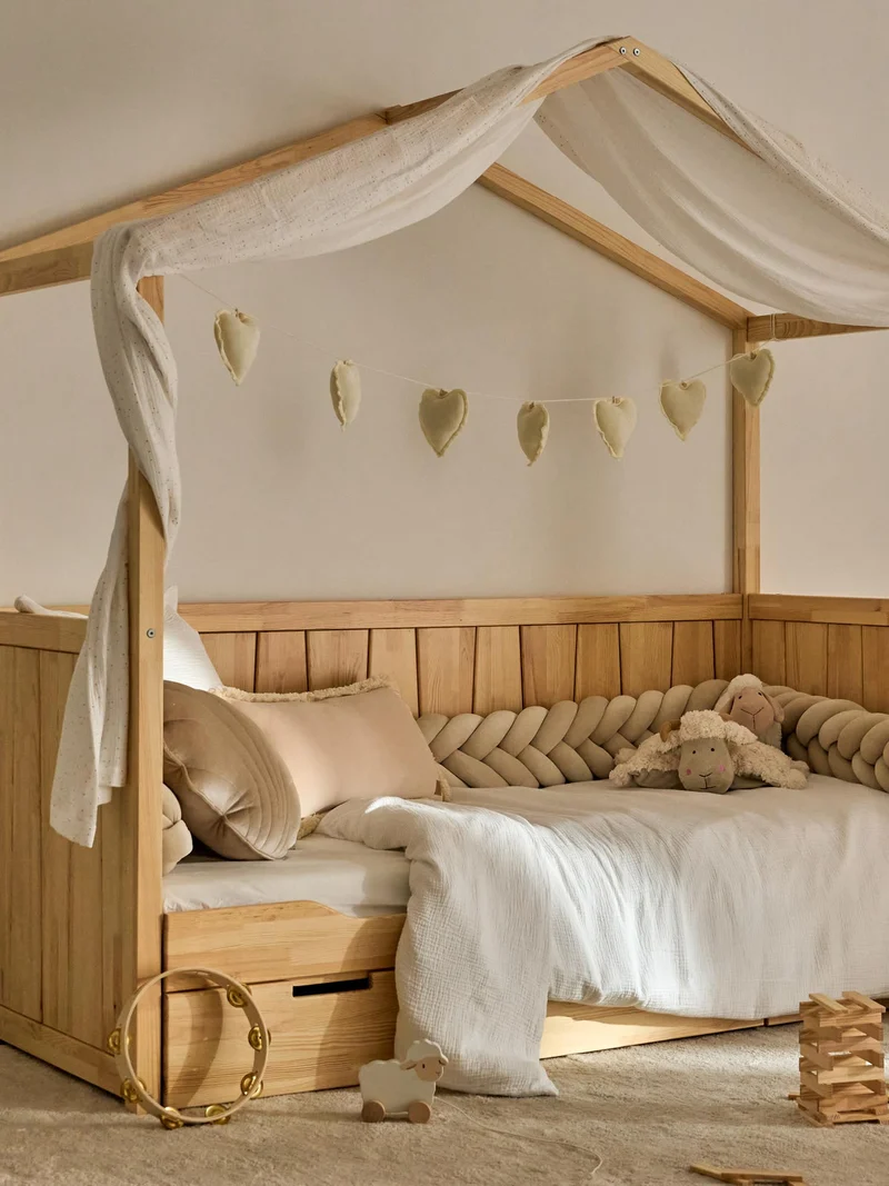 Ciel de lit cabane