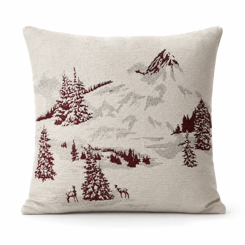 Coussin Neve Bordeaux