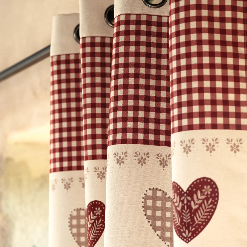 Rideau Ecrin Rouge 140x260