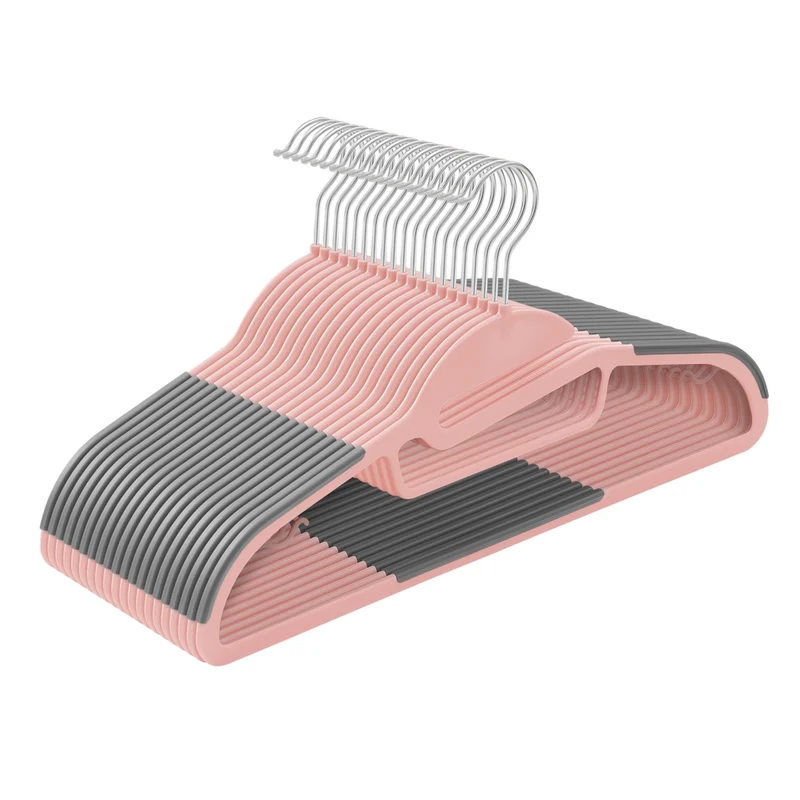 Cintres en plastique antiglisse