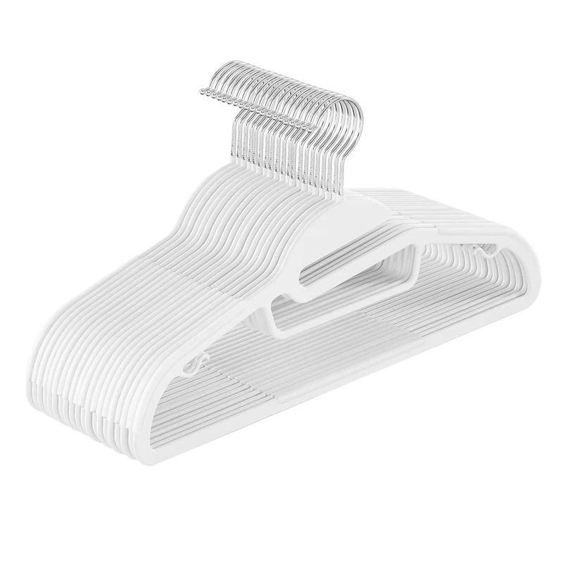 Cintres en plastique antiglisse