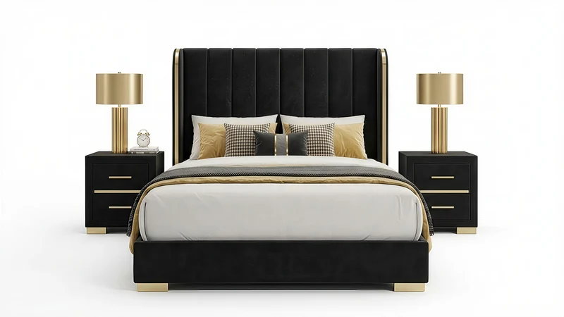 MADISON-BLACK™ – 6-PIECE BEDROOM SET