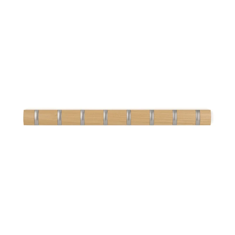 Patère flip 8 crochets