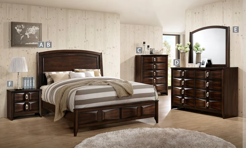 6-pieces Roxy Bedroom set