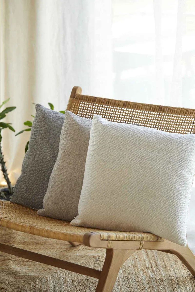 Coussin Highland Blanc 45x45cm