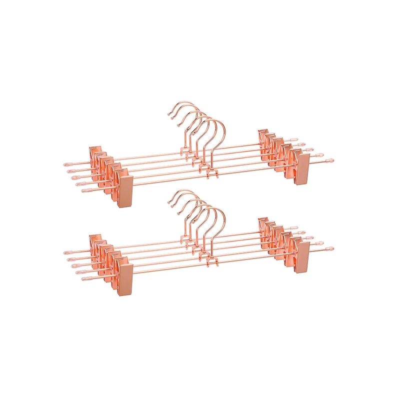 10 Cintres pinces rose gold