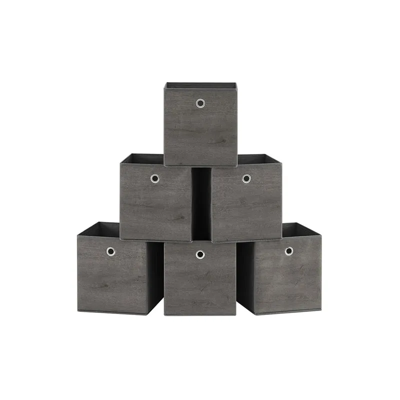 6 boîtes de rangement pliables