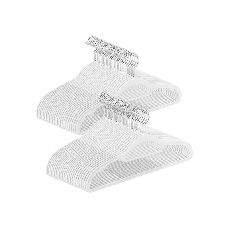 Cintres en plastique antiglisse