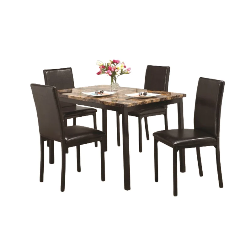 Faux Marble Top Dining Set – Model IF-1520