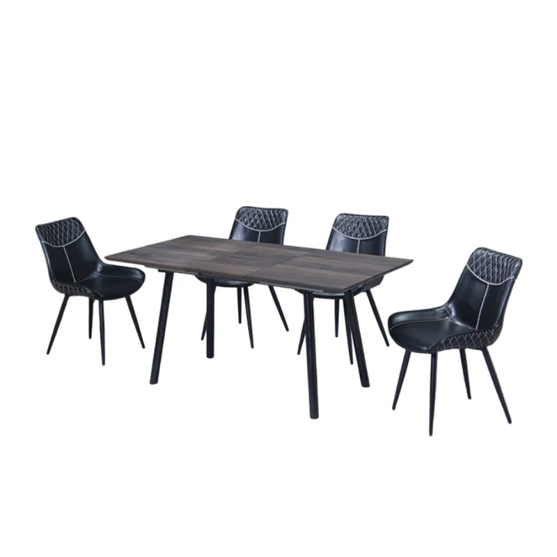 Industrial Extendable Dining Set – Model T-1814