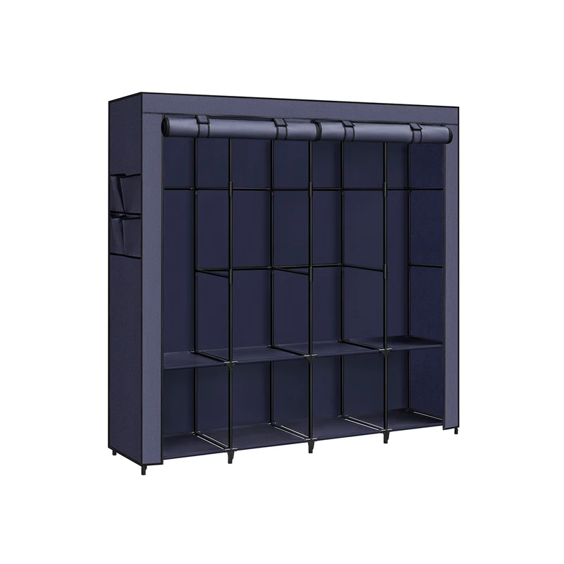 Armoire chambre en tissu avec 4 prochettes