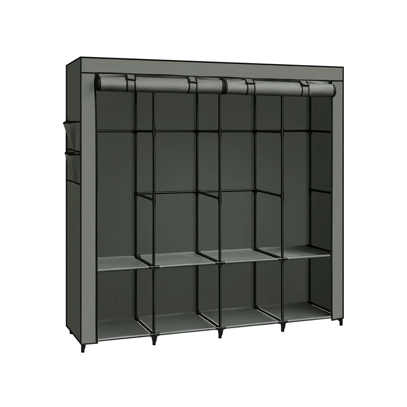 Armoire chambre en tissu avec 4 prochettes