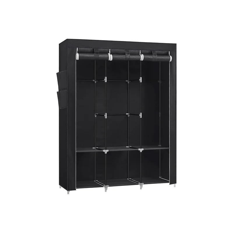 Armoire chambre en tissu avec 4 prochettes
