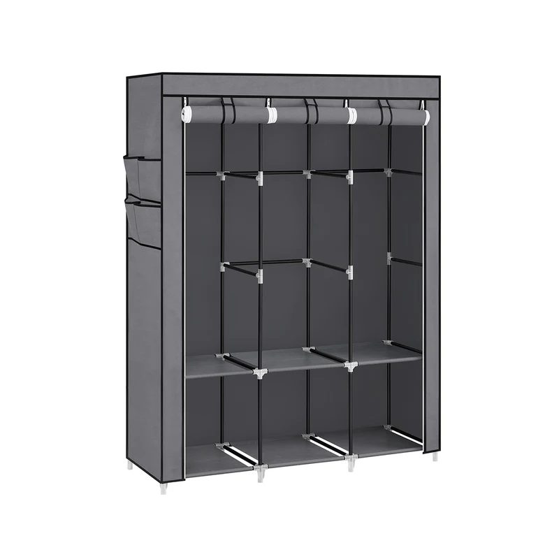 Armoire chambre en tissu avec 4 prochettes