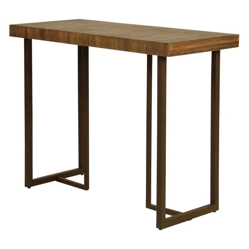 Table de bar teck recyclé 140cm