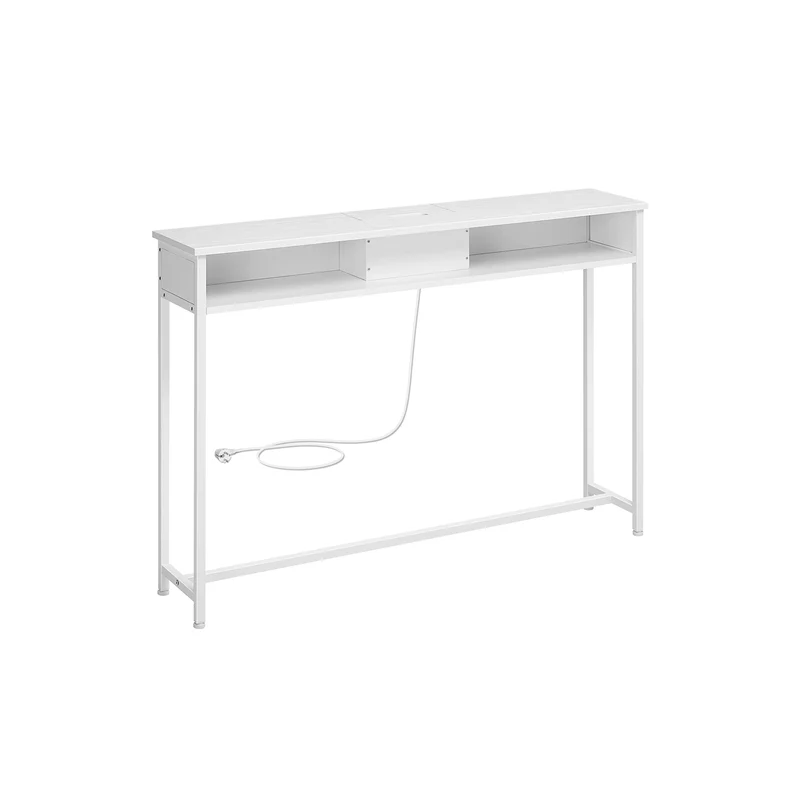 Table console avec multiprise