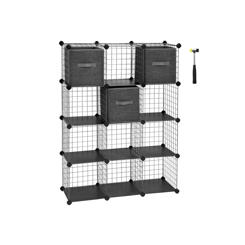 Armoire de rangement 12 compartiments