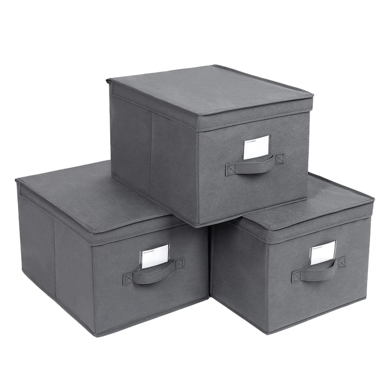 3 Boîtes de rangement pliable