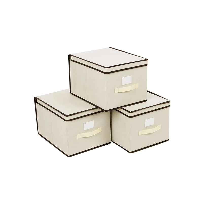 3 Boîtes de rangement pliable