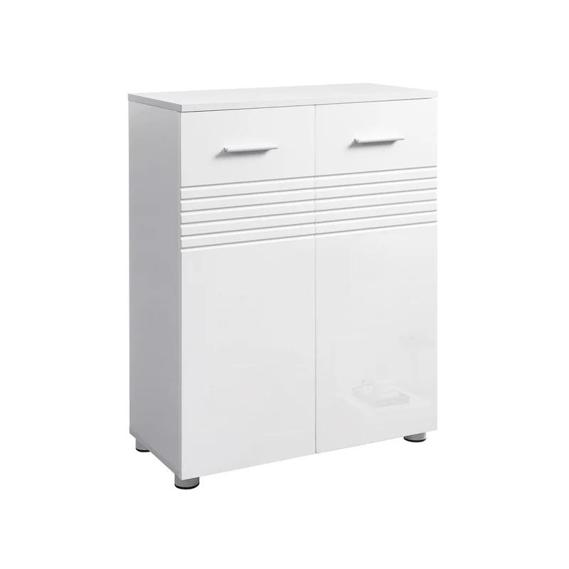 Meuble salle de bain ligne blanc