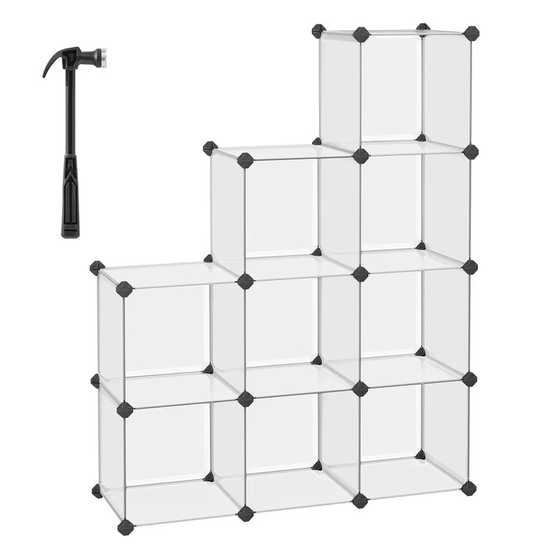 Meuble 9 casiers blanc