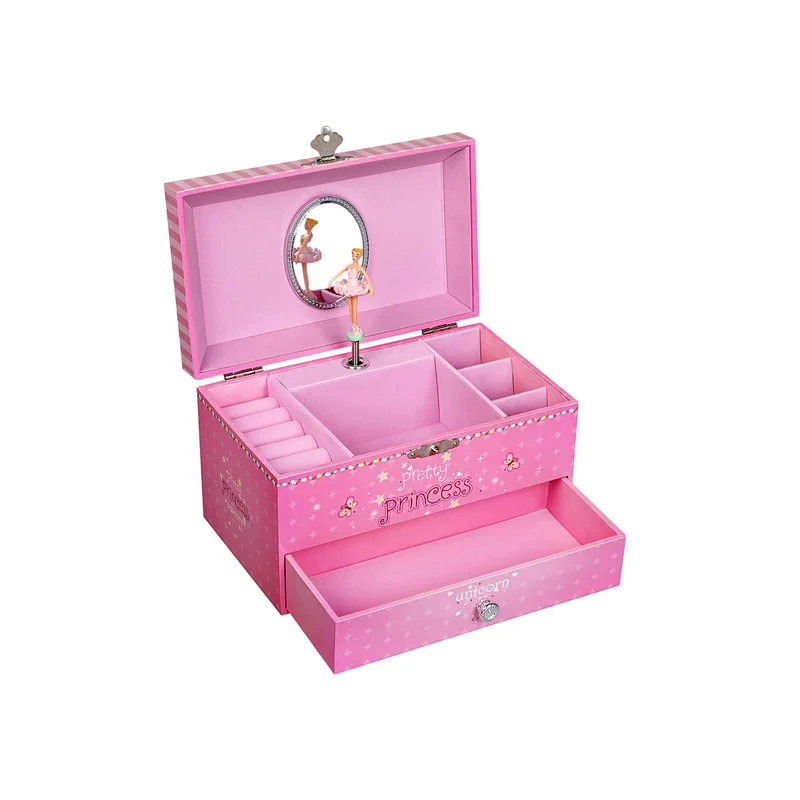 Boîte à bijoux musicale princesse