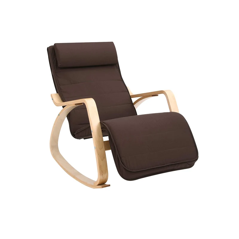 Fauteuil à bascule réglable sur 5 niveaux