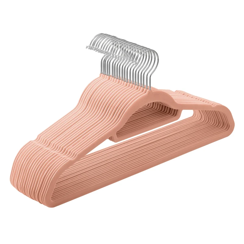 20 Cintres en velours pivotant antiglisse