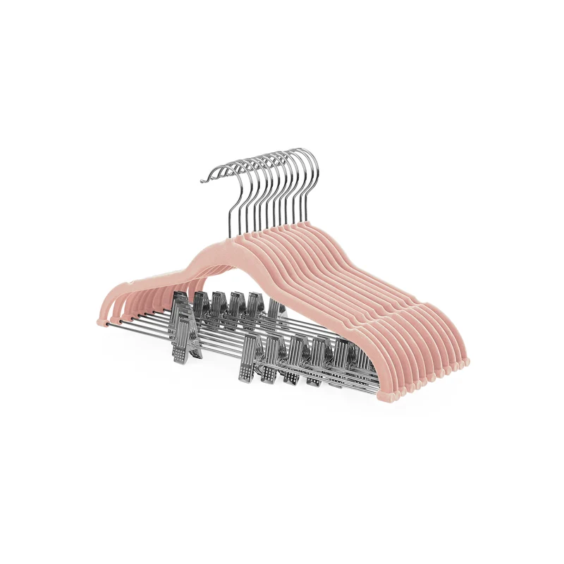 Cintres antiglisses avec pinces