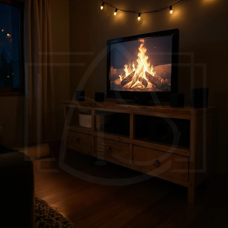 ✨ Meuble TV Denali – bois massif, 130x45x60