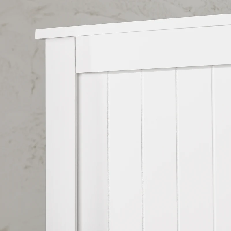 SoBuy BZR103-W Armoire Haute Murale Placard Mural Meuble Haut de Salle de Bain Meuble Suspendu Meuble Murale