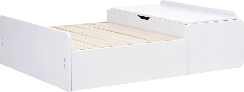Flexa WHITE / NOR Bettsofa inkl. Bettkasten
