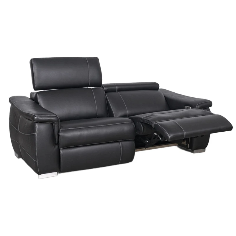 Sofa condo inclinable motorisé en cuir - Première 3485