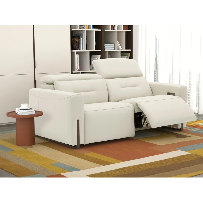 Sofa condo inclinable motorisé en cuir - Première 2216