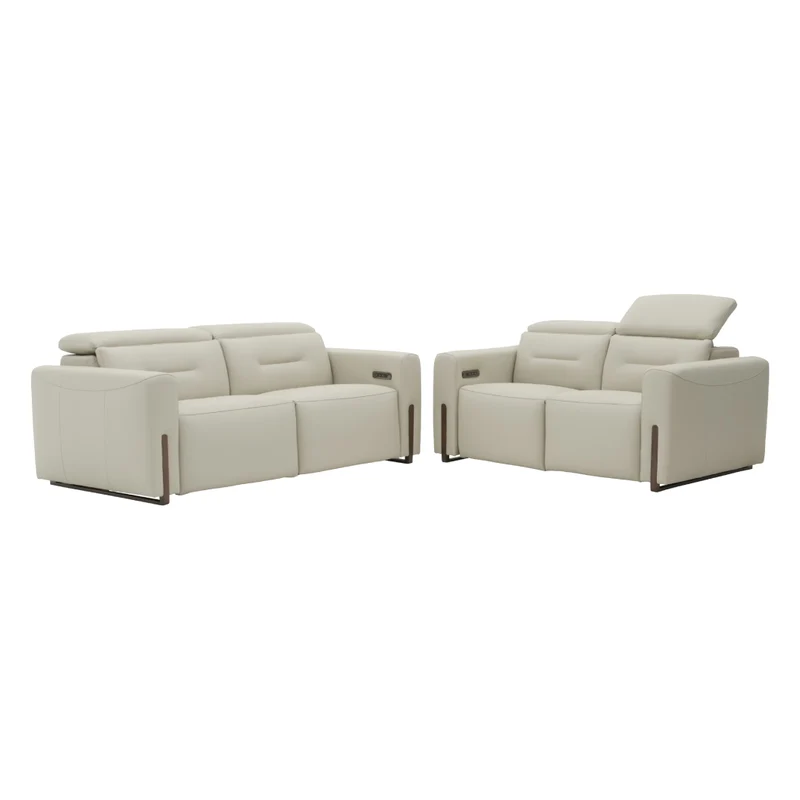 Sofa condo inclinable motorisé en cuir - Première 2216